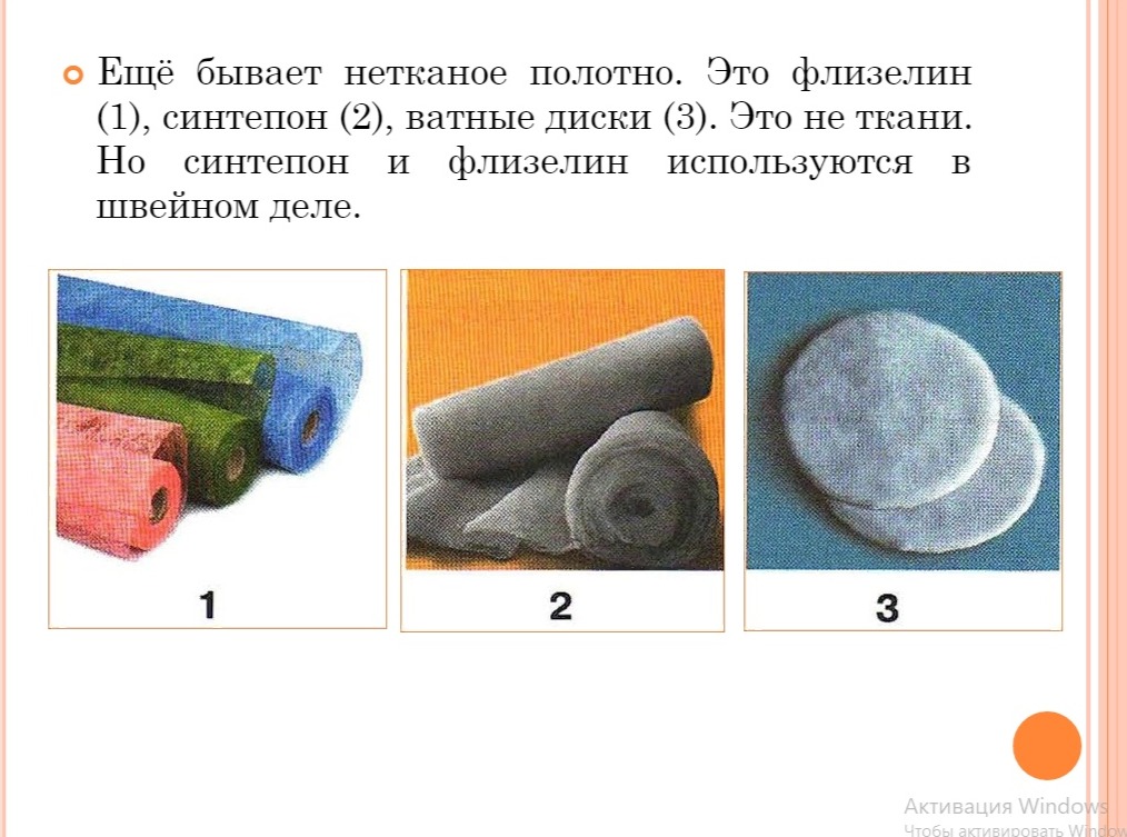 Проект виды тканей 2 класс